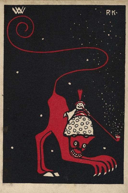 Wiener Werkstätte Postcard by Rudolf Kalvach - c. 1907
