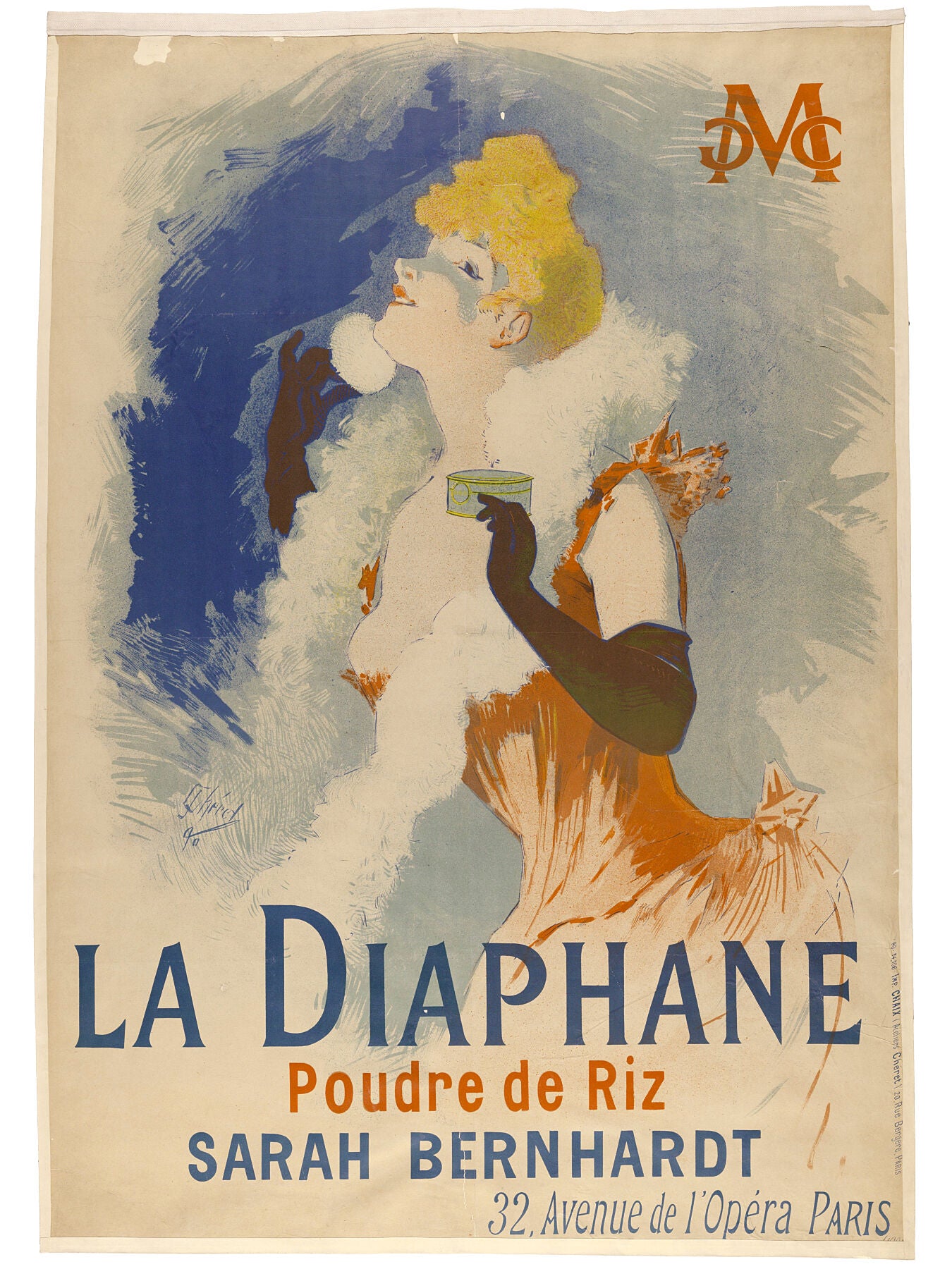 La Diaphane, Poudre de Riz by Jules Chéret - 1890