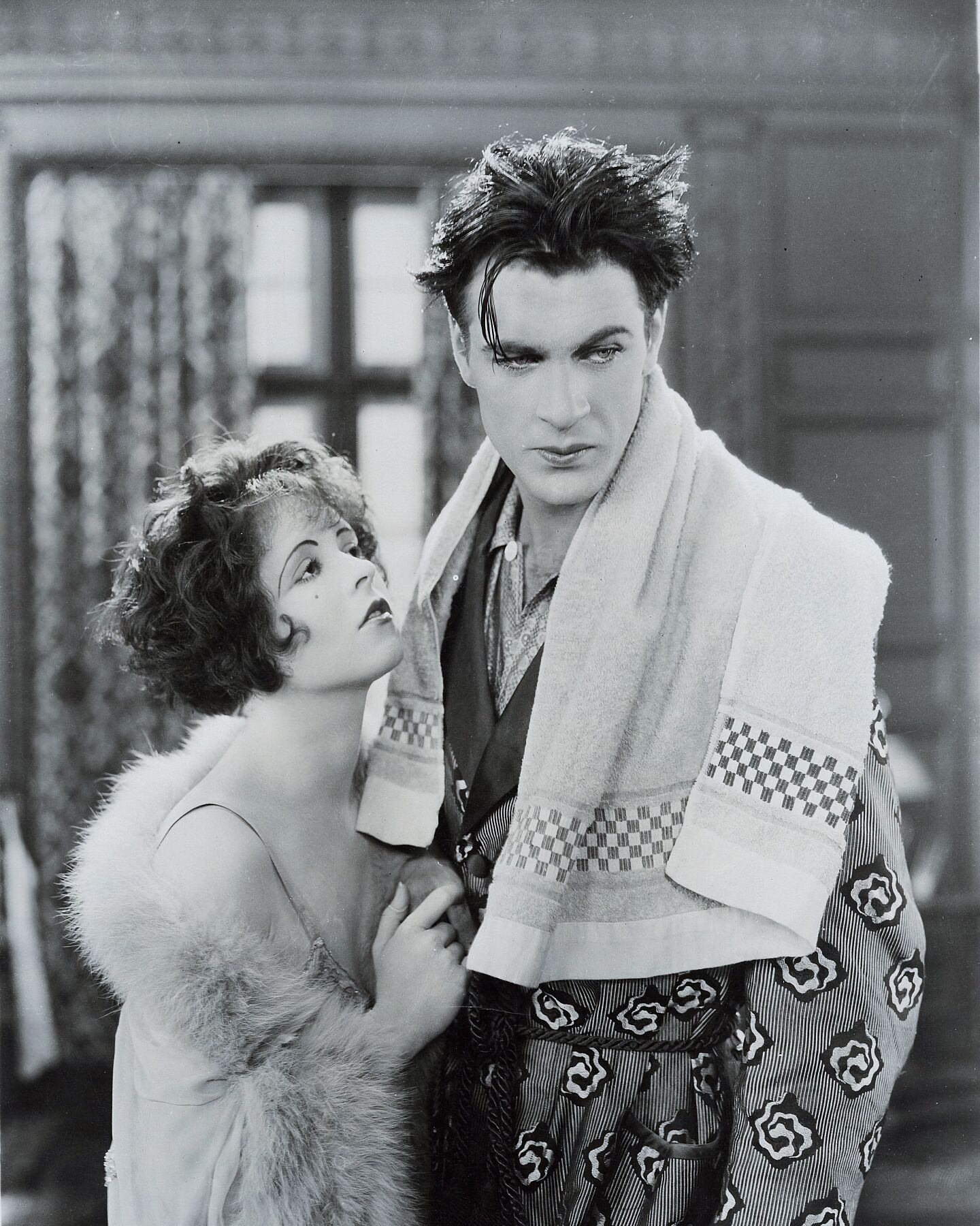 Clara Bow and Gary Cooper in Children of Divorce  - 1927