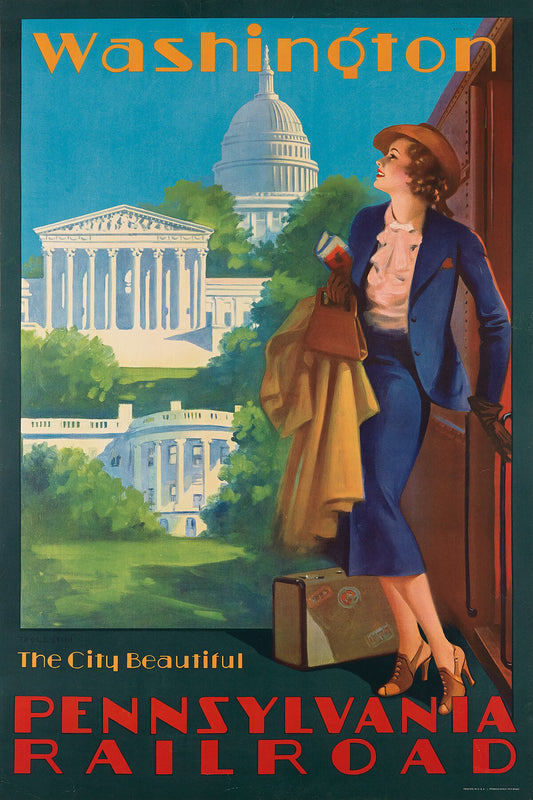 Washington DC by Edward Eggleston - Circa 1935