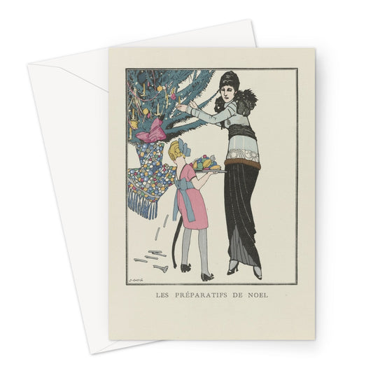 Christmas Preparations, 1914 - Greeting Card