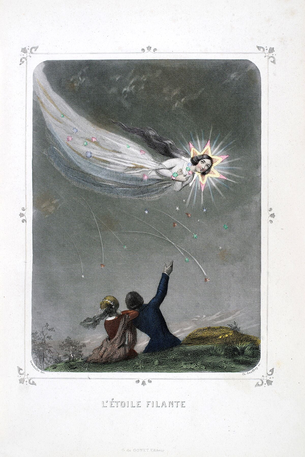 L'Etoile Filante by JJ Grandville - 1849
