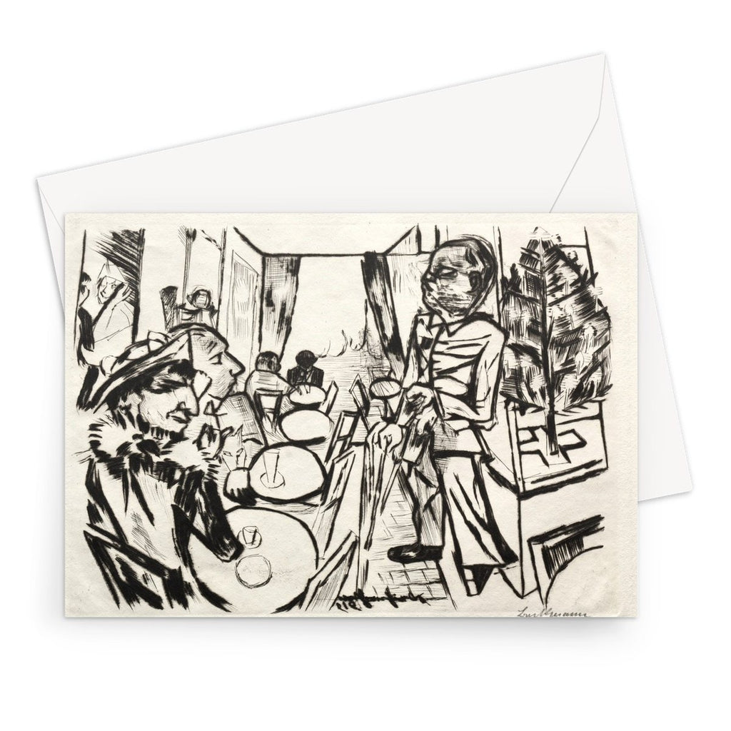 Christmas, 1919 by Max Beckmann - Greeting Card