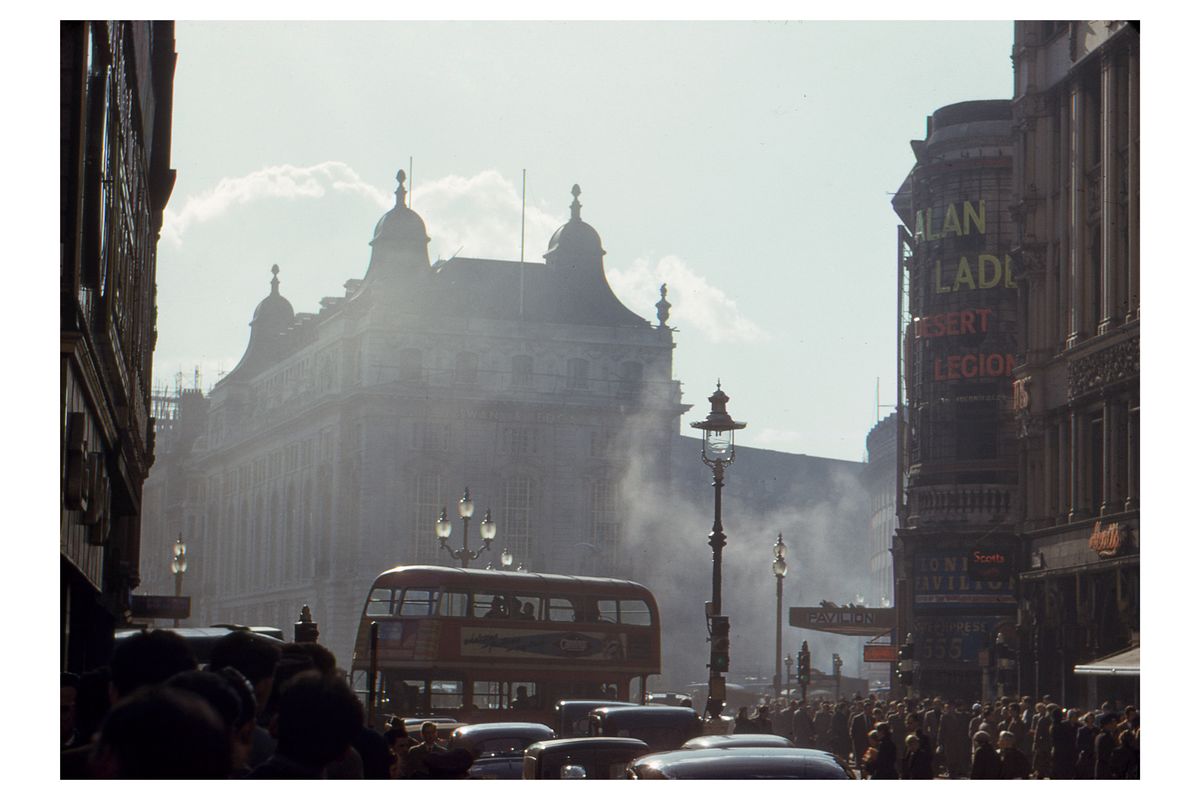 Piccadilly in London By Hardwicke Knight - 1953