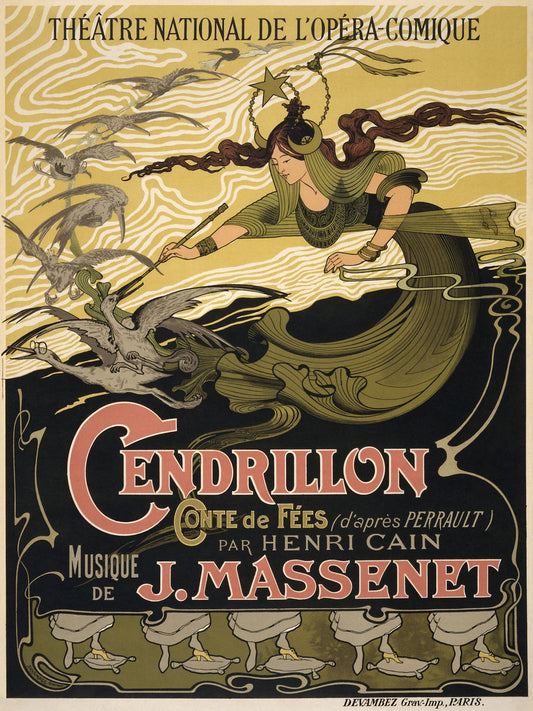 Cendrillon de Jules Massenet por Émile Bertrand - 1899