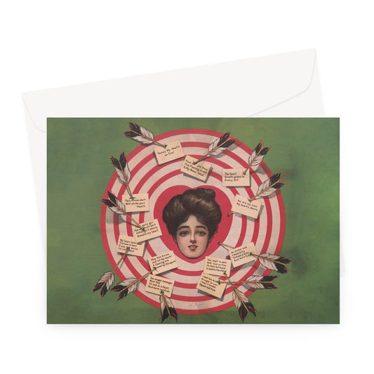 The Target, 1907 - Valentine's Greeting Card