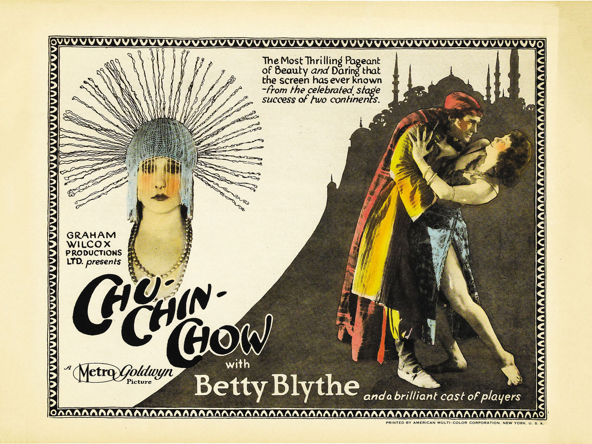 Chu-Chin Chow Movie Poster - 1923