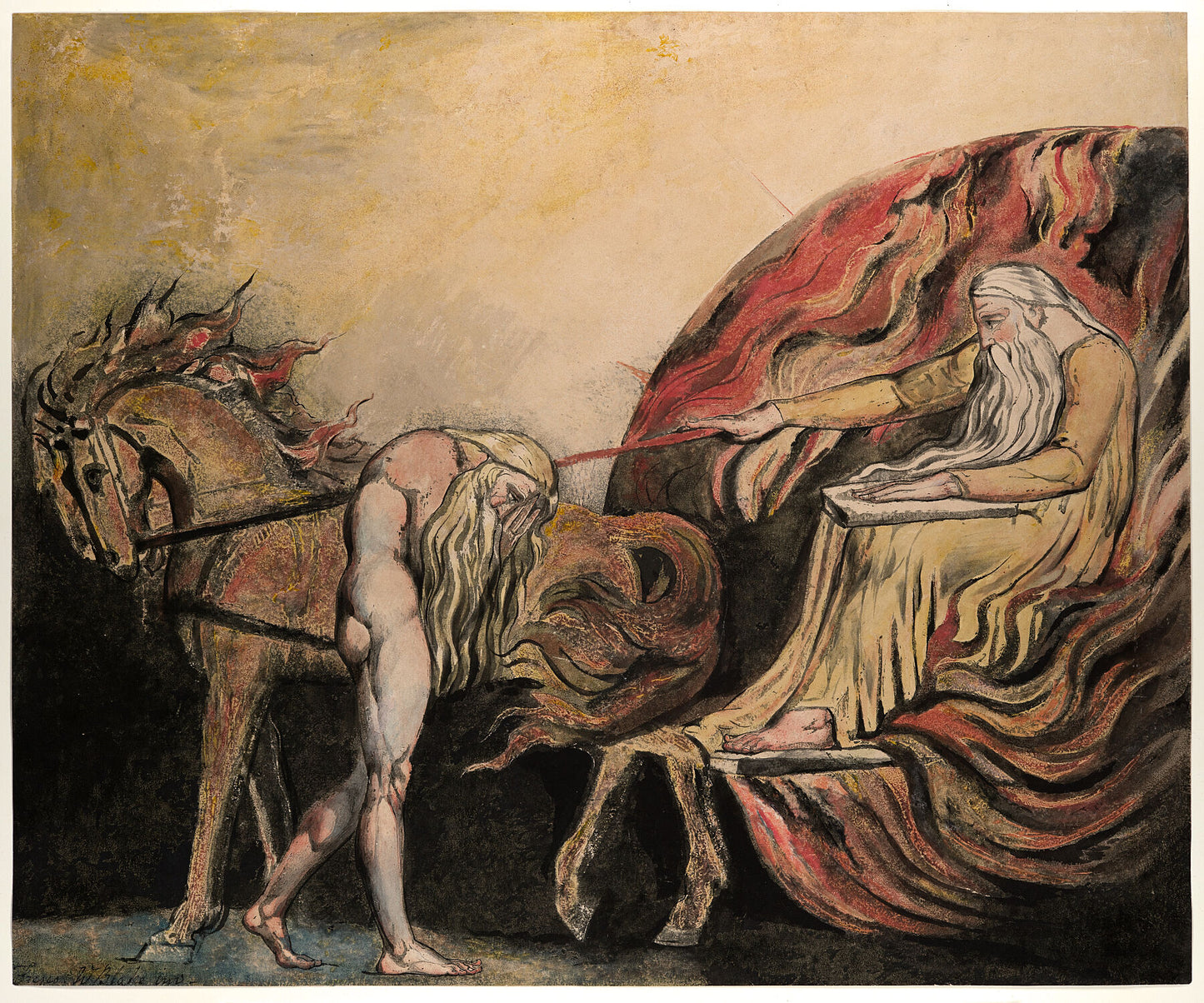 God Judging Adam by William Blake - c. 1795