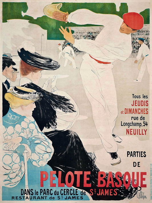 Pelote Basque by Clémentine Hélène Dufau - c.1903