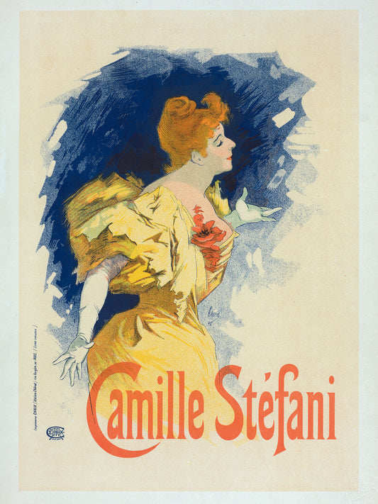 Camille Stéfani by Jules Chéret - 1897