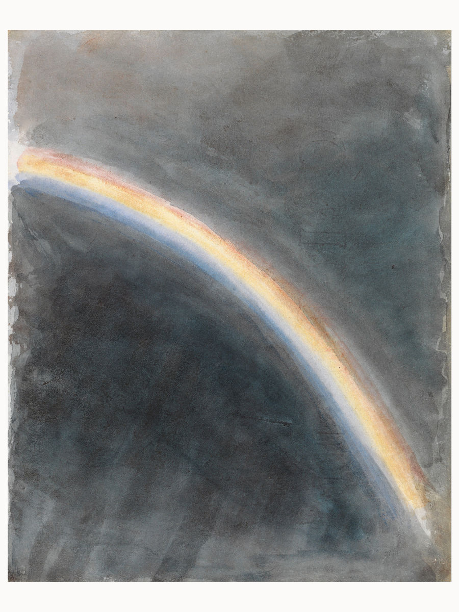 Étude du ciel avec arc-en-ciel de John Constable - 1827 