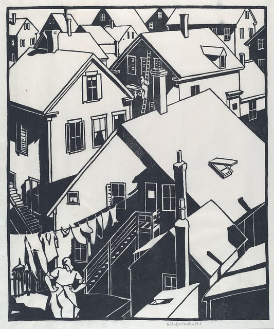 Housetops by Mildred McMillen - 1918