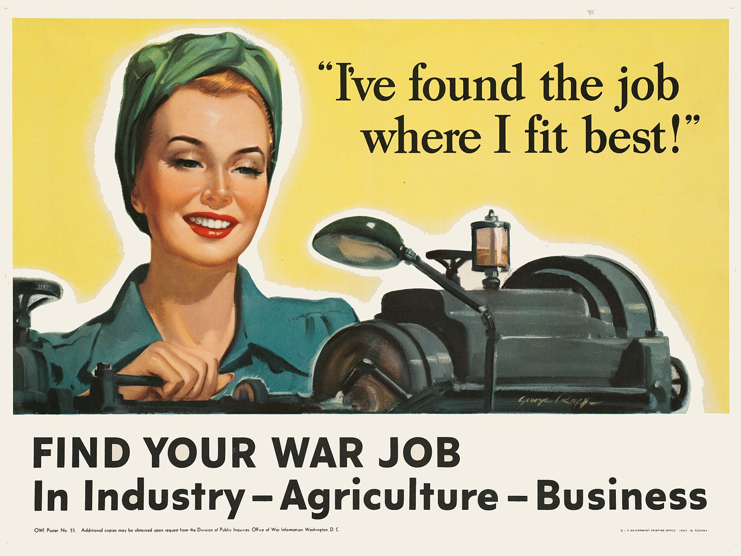 Find Your War Job by George Roepp - c.1943