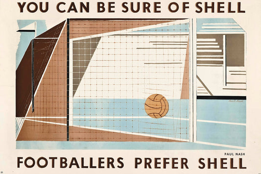 Footballers Prefer Shell by Paul Nash - 1935