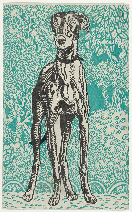 Greyhound 2 by Moriz Jung - 1912