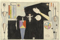 The Figural Cabinet (Das figurale Kabinett) by Oskar Schlemmer - 1922