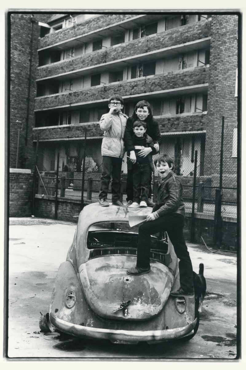  boys on Beetle, Vauxhall Rd area, early 80's