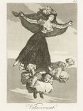 They Have Flown, Francisco de Goya - c. 1797 - 1799