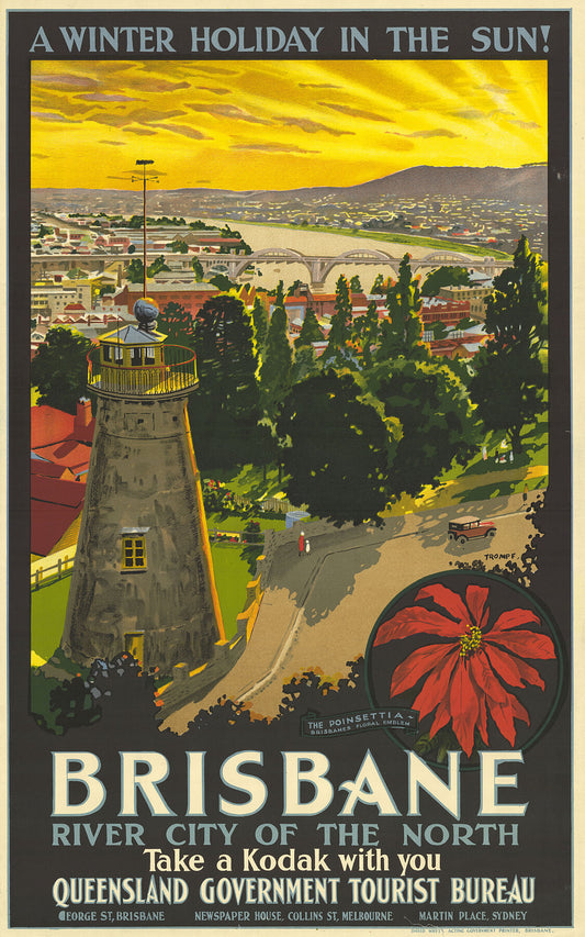 Brisbane City by Percy Trompfc - 1934