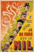 Nile Cigarettes by Albert Guillaume - c. 1897