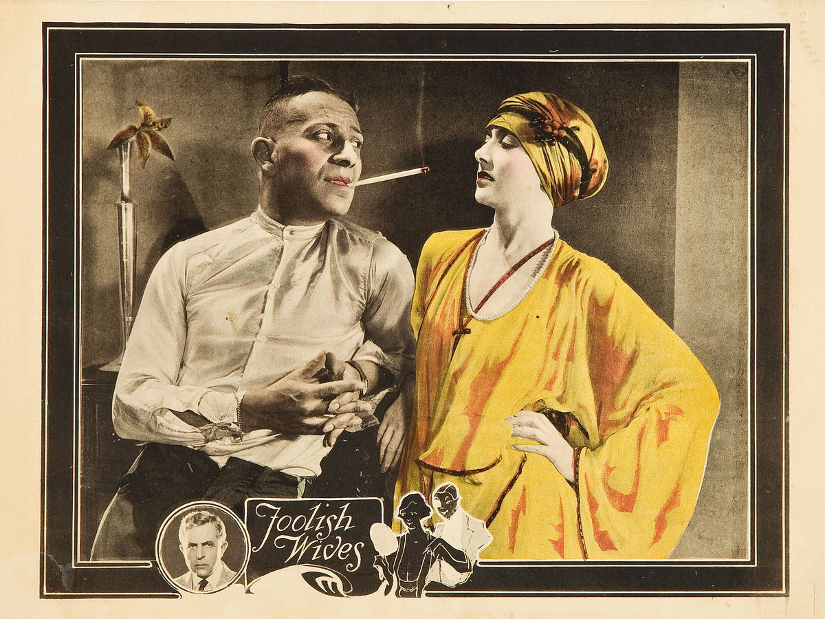 Foolish Wives, carte de présentation - 1922