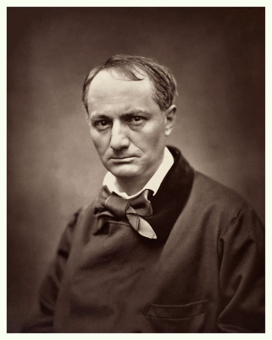 Retrato de Charles Baudelaire por Étienne Carjat - 1862