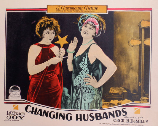 Changing Husbands Lobby Card - 1924