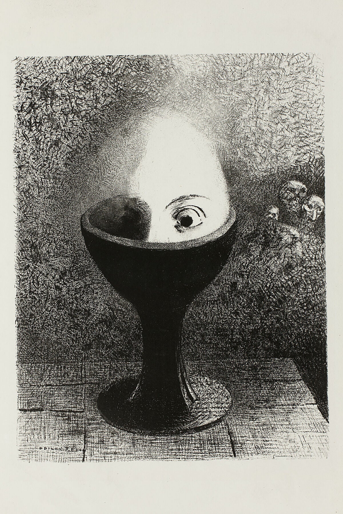 The Egg II by Odilon Redon - 1885 – Flashback Shop