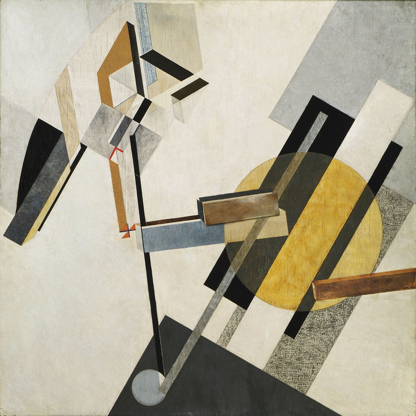 Proun 19D, de El Lissitzky - 1920 o 1921