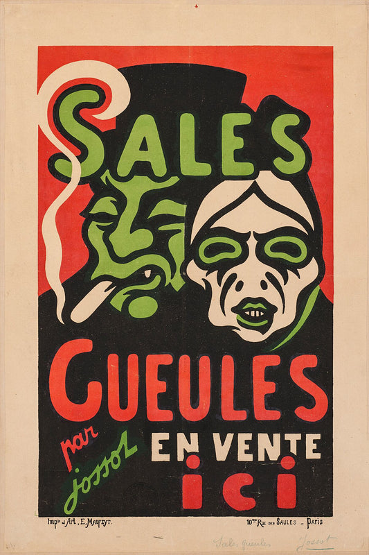 Sales Gueules by Henri-Gustave Jossot - 1896