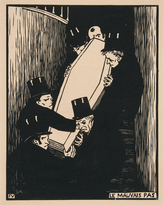 Le Mauvais Pas (The False Step) by Félix Edouard Vallotton - 1893