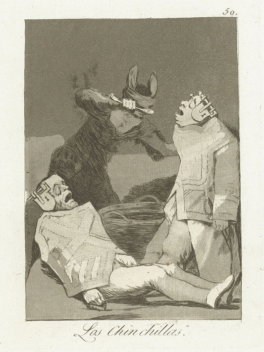 Print from Los Caprichos (The Whims), a set of 80 visionary prints from Goya's middle period (ca. 1797) condemning the foibles and follies of civilized society - Rijksmuseum