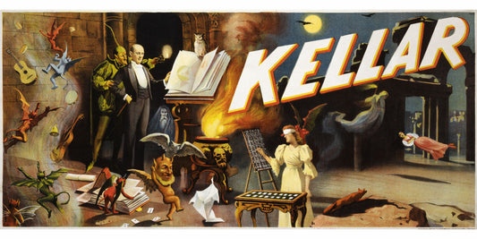 Póster mágico de Harry Kellar - 1894