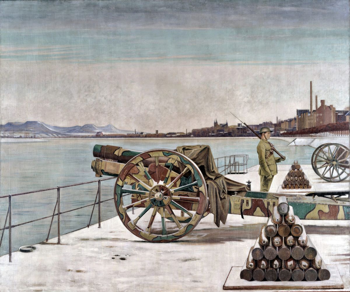 The Watch on the Rhine by William Rothenstein - 1919