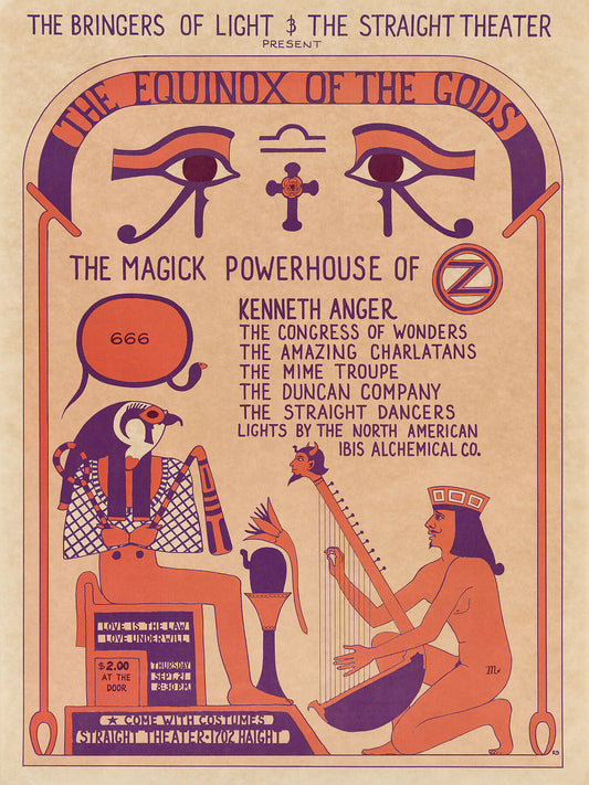 The equinox of the gods Salas, Randy (Designer) Straight Theater (San Francisco, Calif.) - 1967