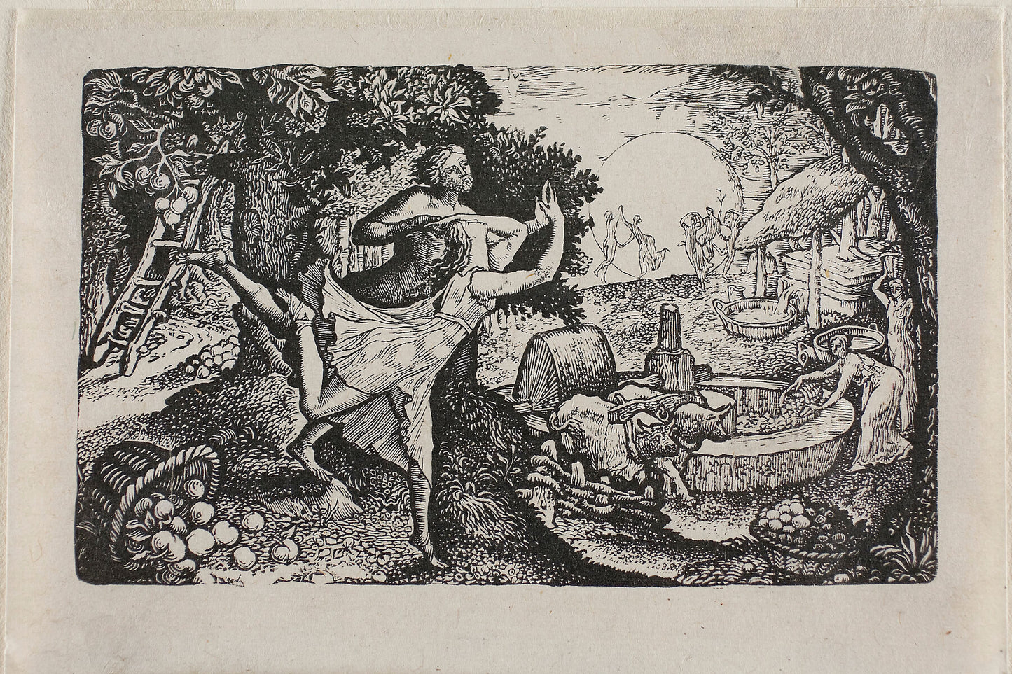 The Cyder Feast by Edward Calvert - c.1850
