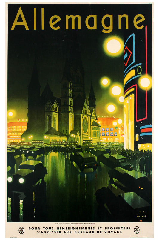 Allemagne Tourisme par Jupp Wiertz - c. années 1930 