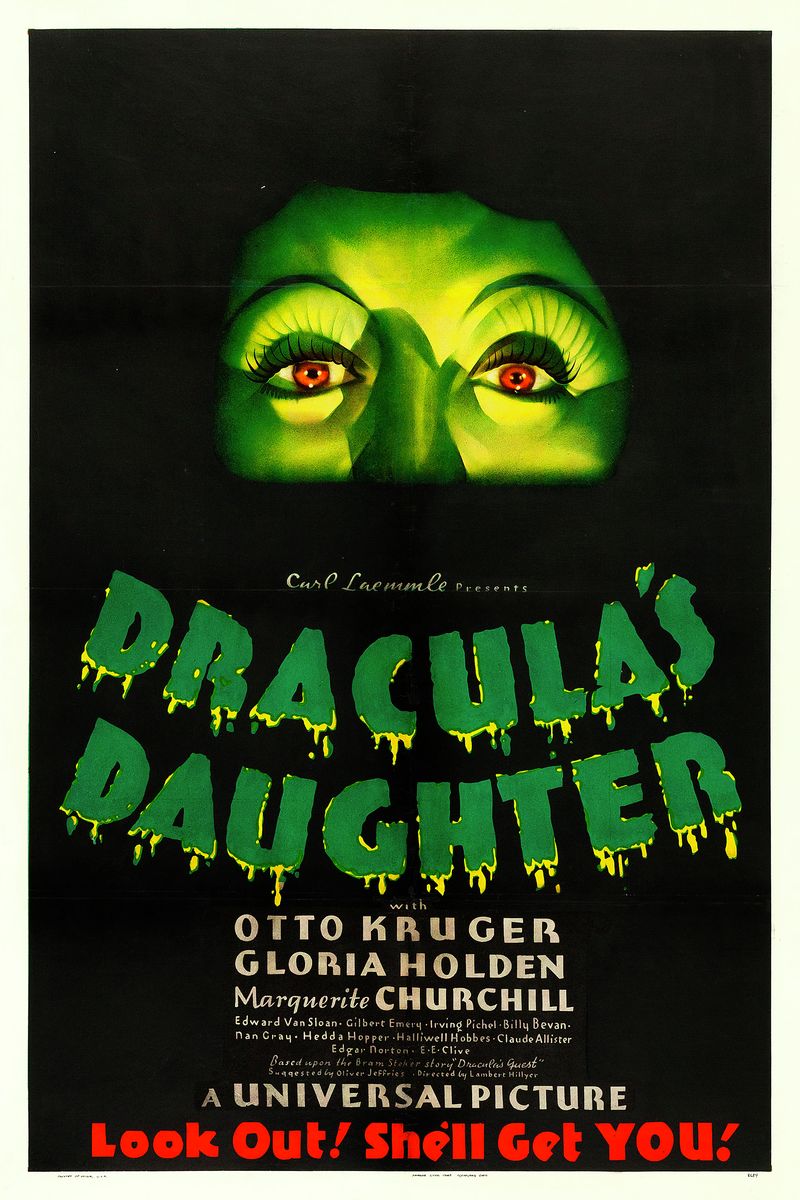 Dracula's Daughter poster - 1936