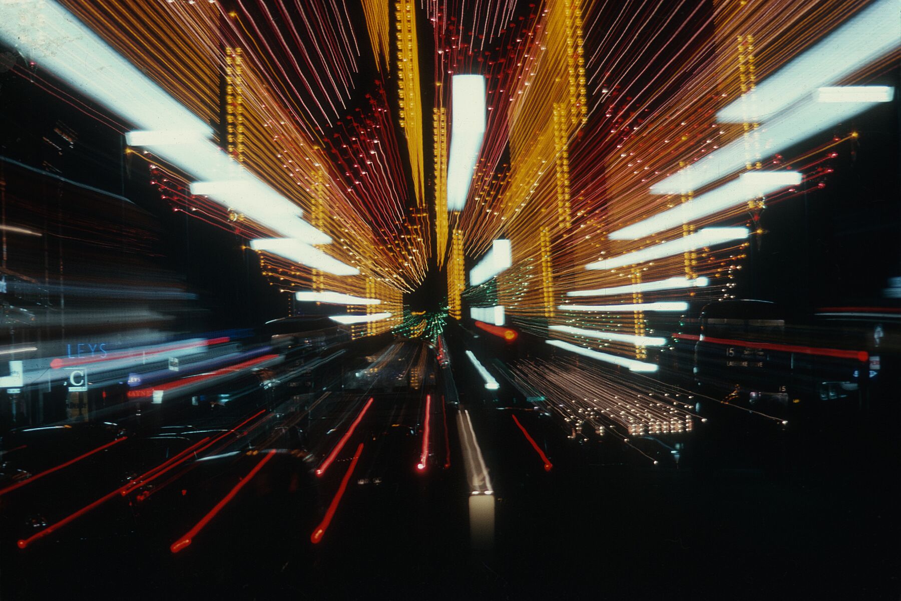 Christmas Lights in Regent Street, London by Gerry Cranham - November 1966 