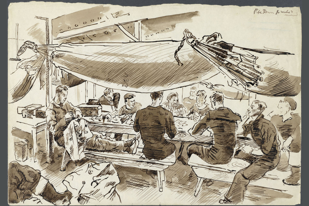 Pipe Down for Make and Mend by Cecil Beaton - 1942