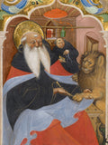 Saint Jerome Extracting a Thorn by Master of the Murano Gradual - 1450