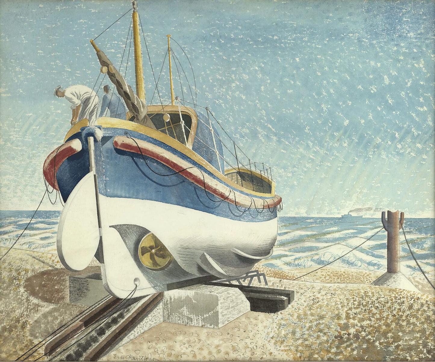 The Lifeboat by Eric Ravilious - 1938