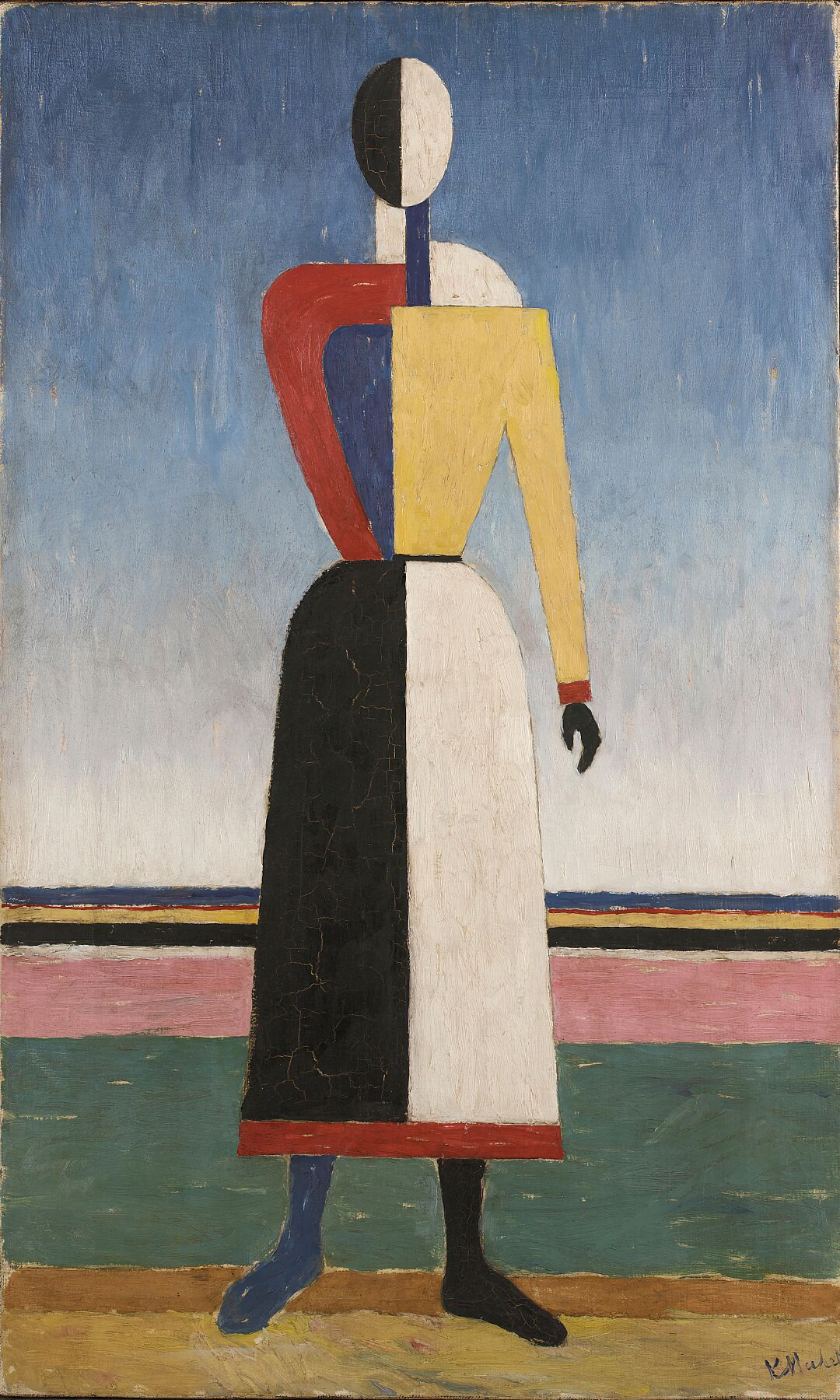 Suprematist Figure by Kazimir Malevich - c.1932
