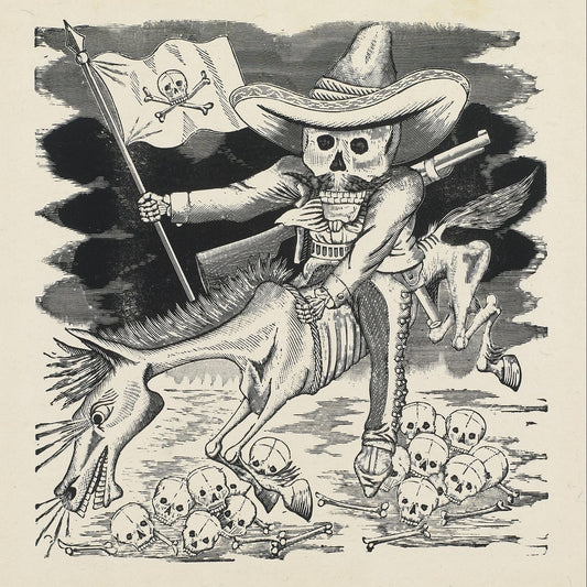 La Gran Calavera de Emiliano Zapata by José Guadalupe Posada c. 1911-1916.