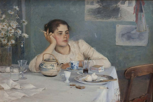 After Breakfast by Elin Danielson-Gambogi (1861-1919)