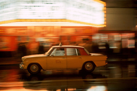 New York City Taxi by Gerry Cranham - November 1967 