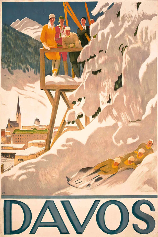Davos by Emil Cardinaux - 1918