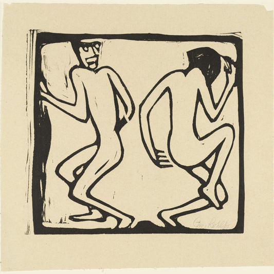 Two Dancers by Christian Rohlfs - 1921