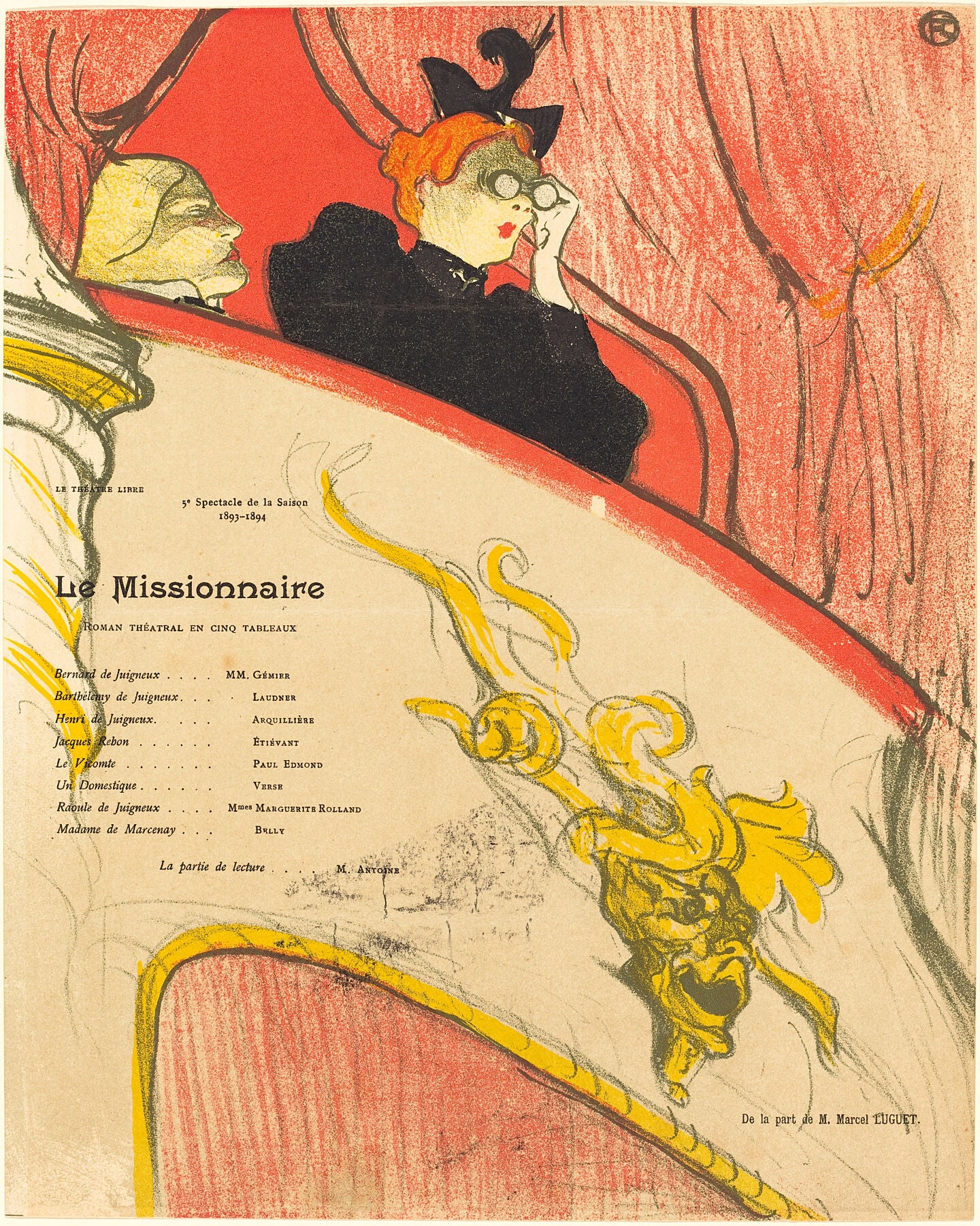 Le Missionnaire by Henri de Toulouse-Lautrec - 1894