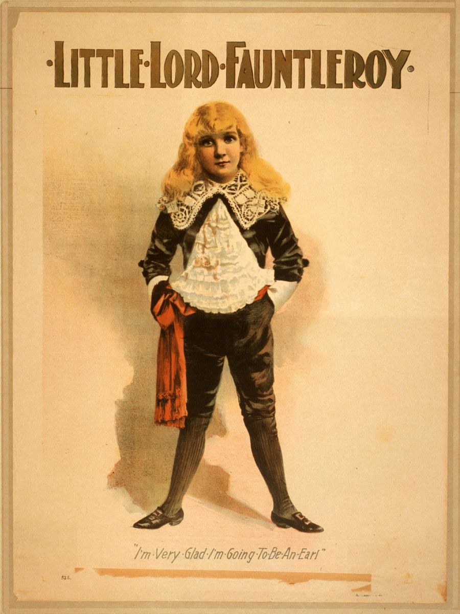 Little Lord Fauntleroy , cartel teatral - 1888